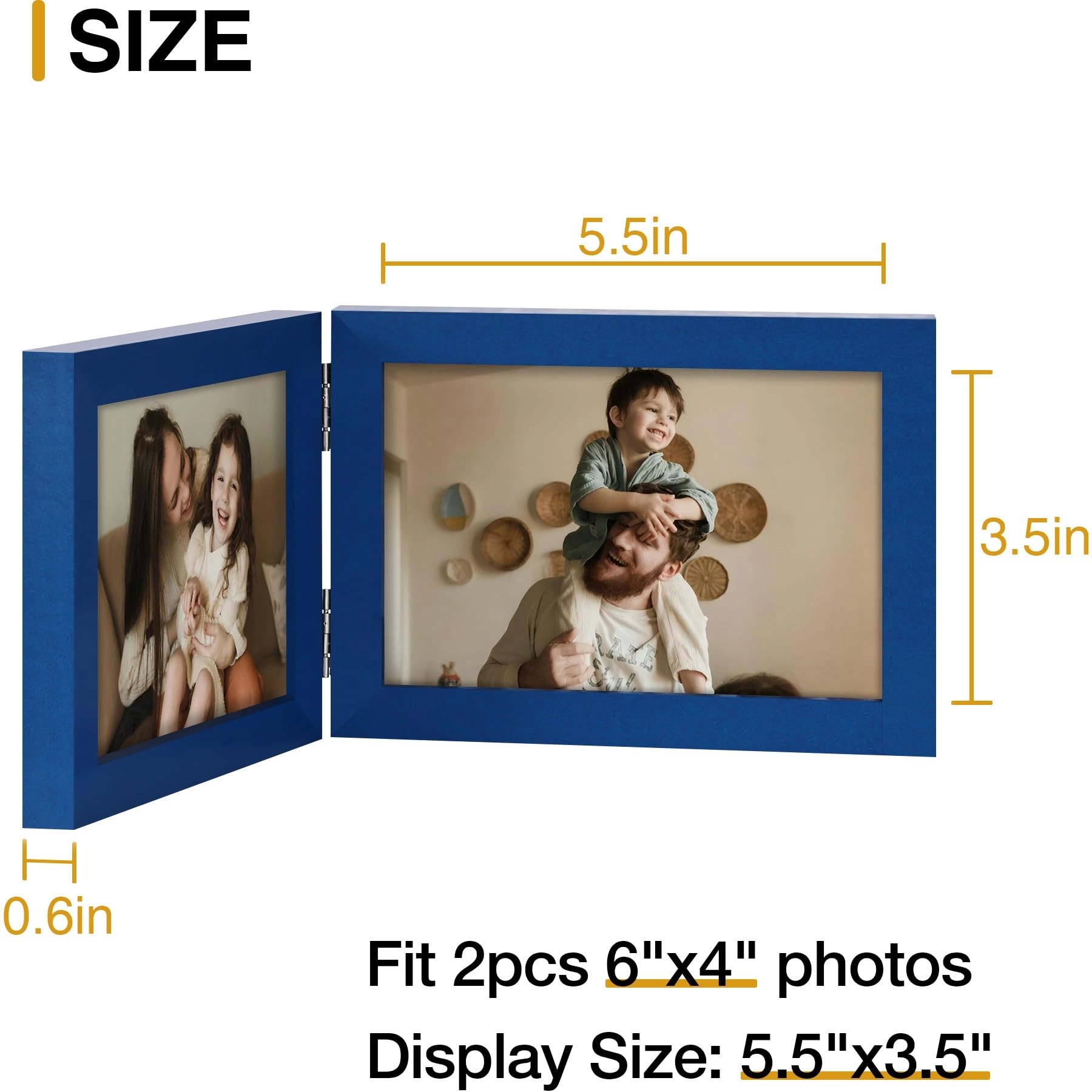 Double 6x4 Picture Frame