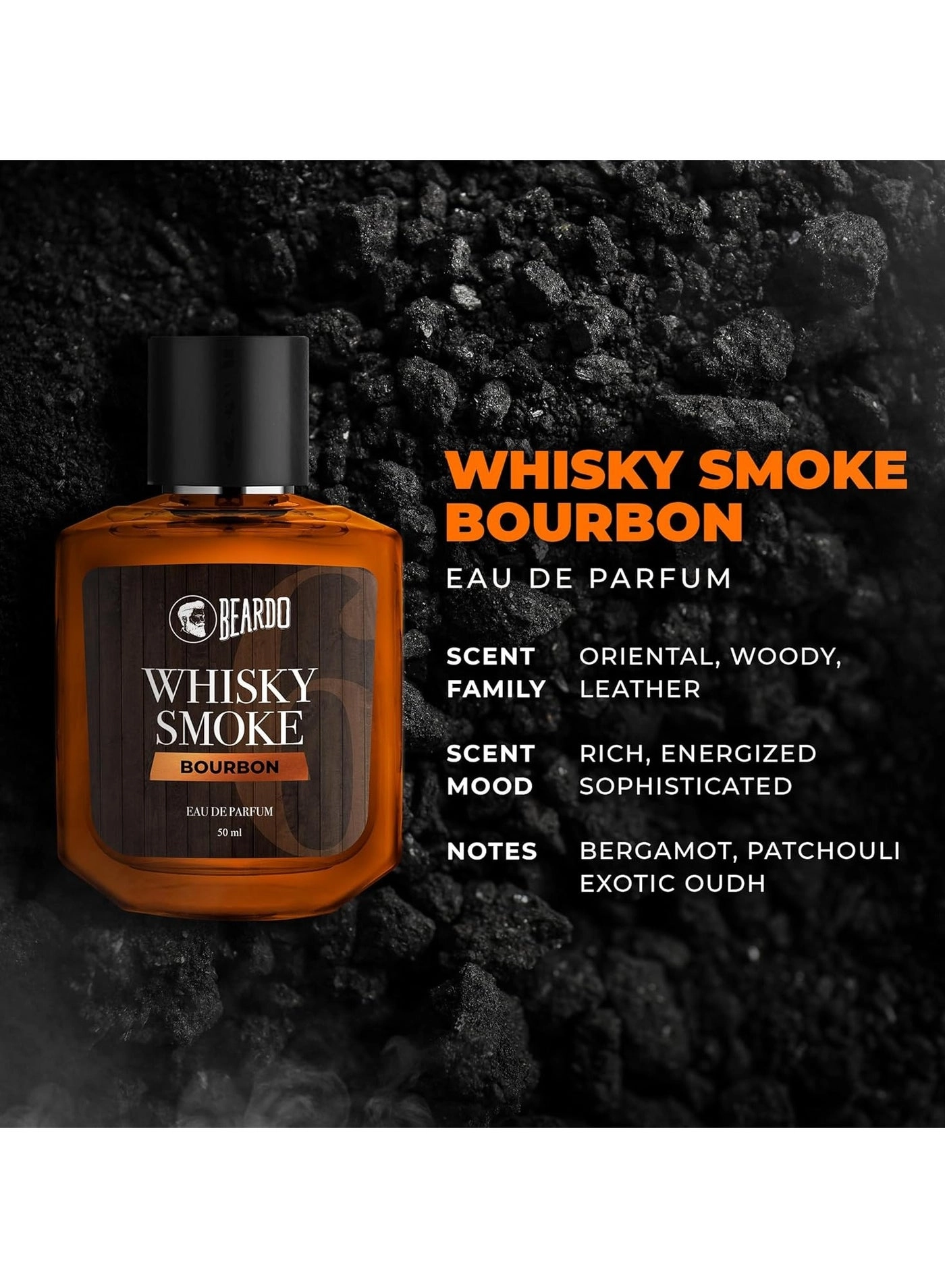 Whiskey Smoke Bourbon Eau de Parfum 50 ml