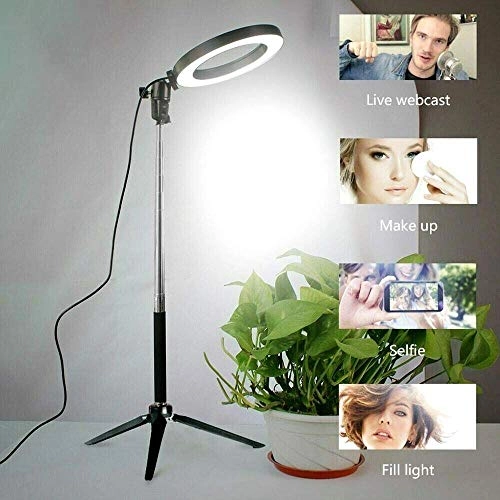 Ring Light LED - 6" Tripod 3 Light Modes