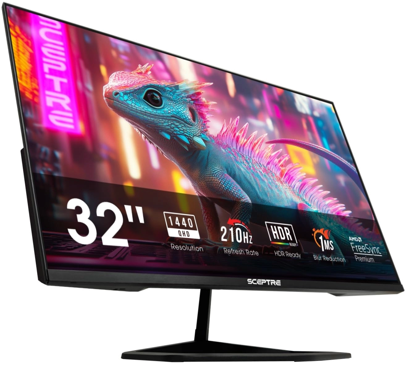 e-Sceptre E325B-QW200D - 32 Inches 2560 x 1440 Pixels