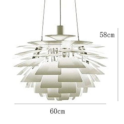 Creativity Personality Chandelier - E27 1-Light Outer white inner chrome 38*40cm