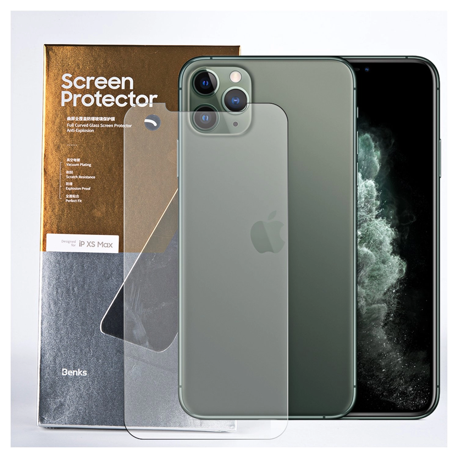 Benks Clear Tempered Glass Screen Protector for iPhone 11 Pro Max