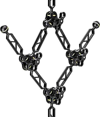 Seafrogs Double 1" Ball Arm - 5" Aluminum