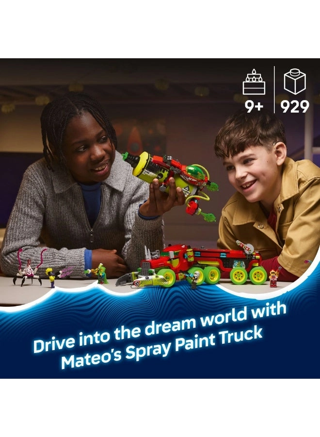 DREAMZzz Mateo's Spray Paint Truck (71499) - 2in1 5 Minifigures