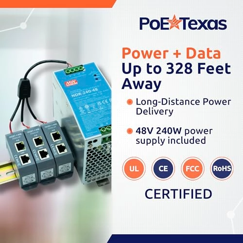 3-Port 10 Gigabit PoE++ Midspan Injector - 48V 240W