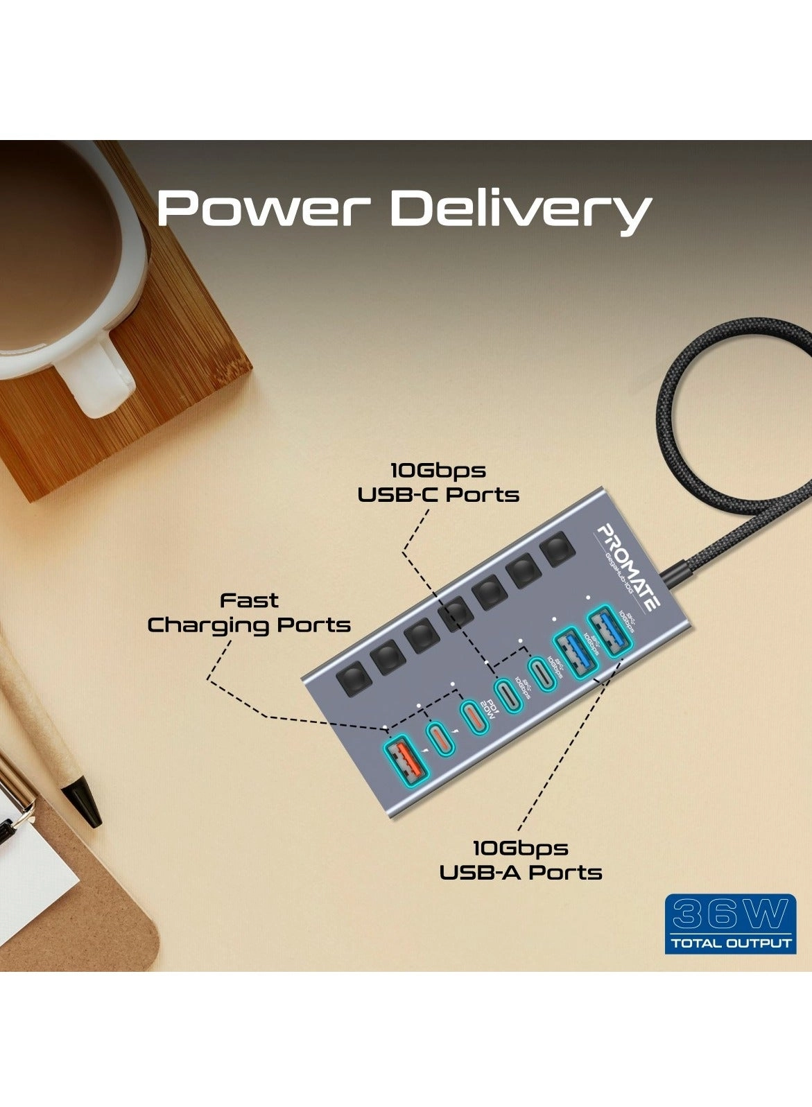 GegaHub-10G - USB Type C