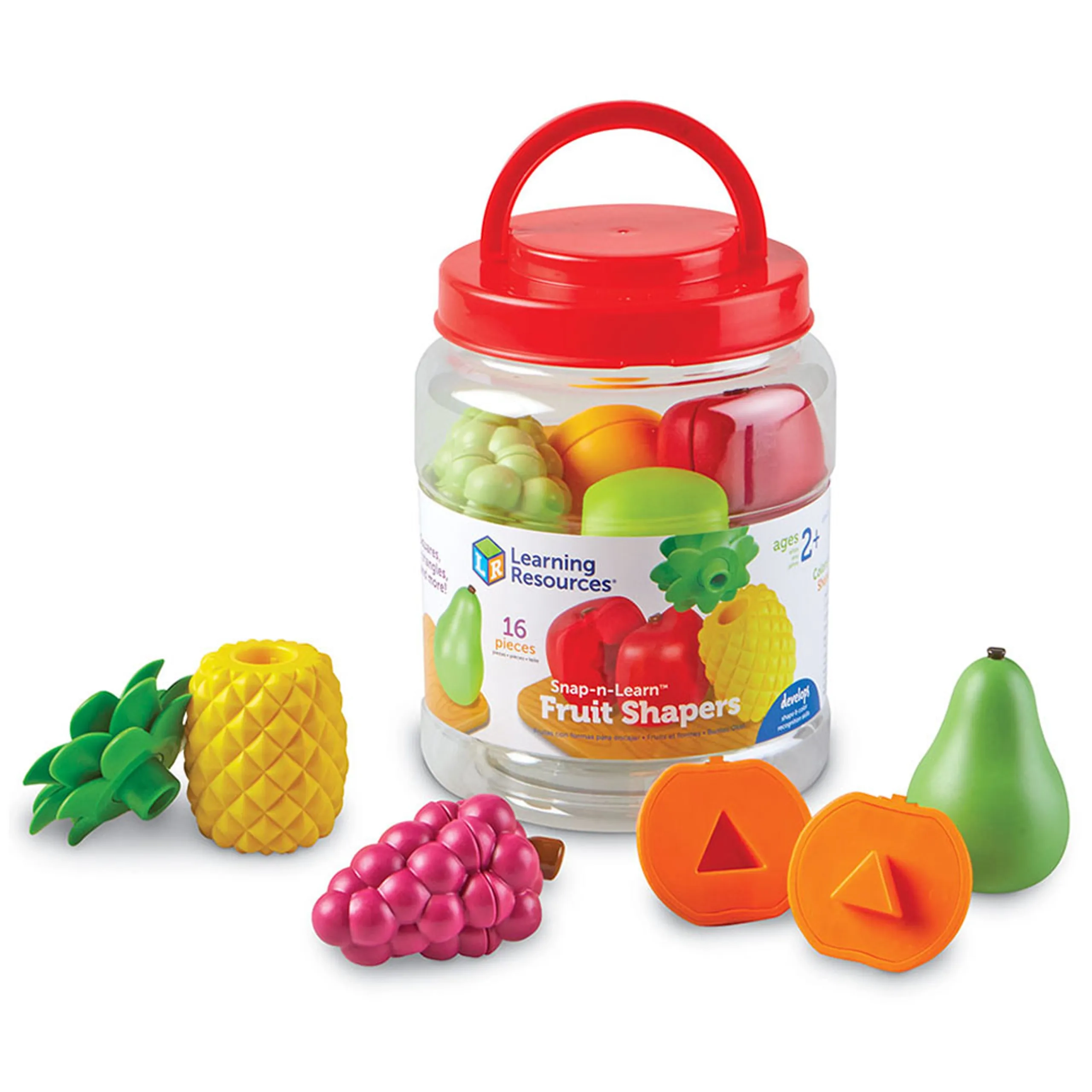 Snap N Learn Fruit Shapers - Suitable for 2 years and above 16 pieces