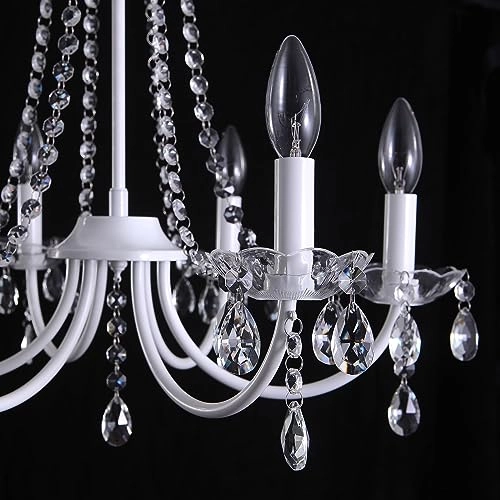 6 Crystal Chandelier - 65 cm-215 cm