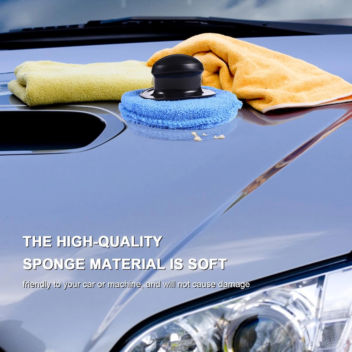 Car Waxing Sponge Pad Set