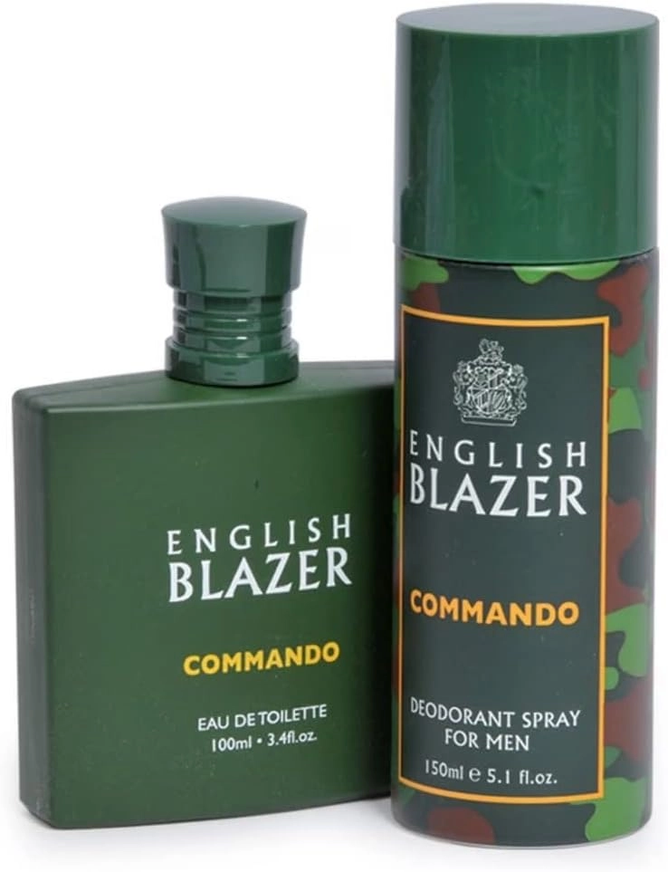 Commando Eau de Toilette - 100ml + Commando Body Spray - 150ml