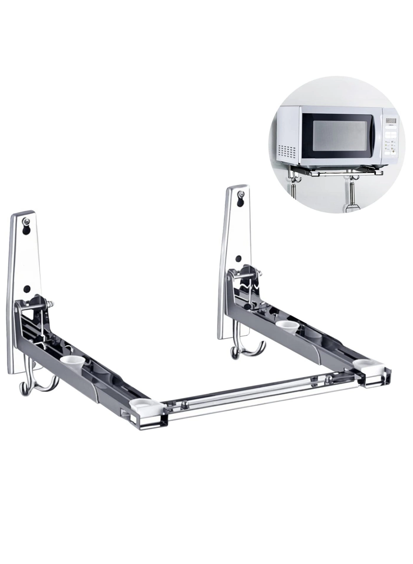 Microwave Shelf - 304 Stainless Steel 220mm-400mm 77lbs/35kg