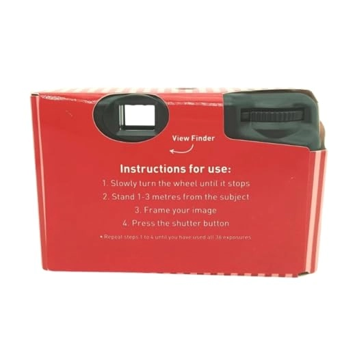 135 film camera - Preloaded B&W Film 24 Shots Not Focused