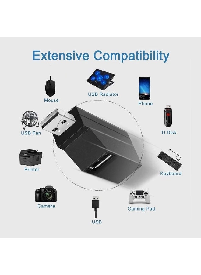 3-Port USB 3.0 Hub - 1 Pack USB3.0+USB2.0*2