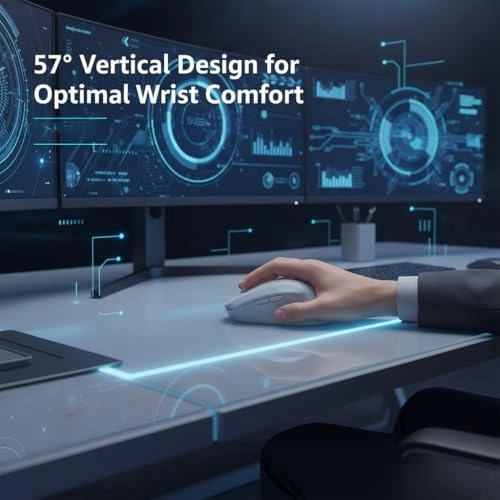 SMK-3381 Ergonomic Vertical Mouse - Wireless