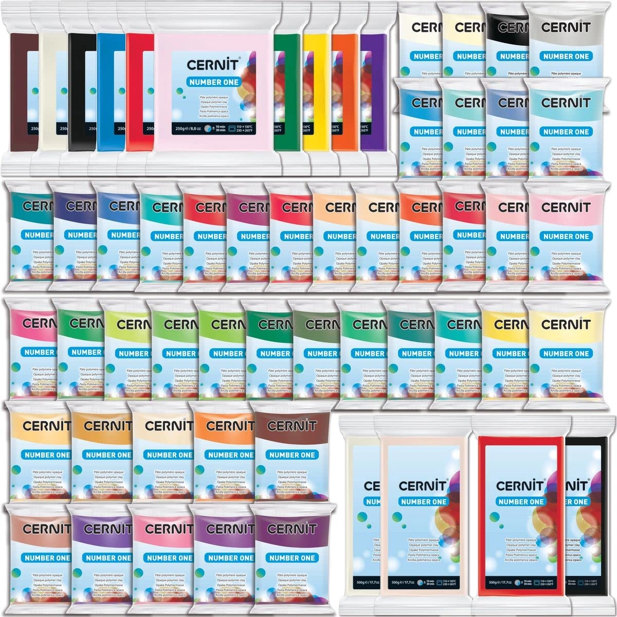 Number One - polymer clay 56g