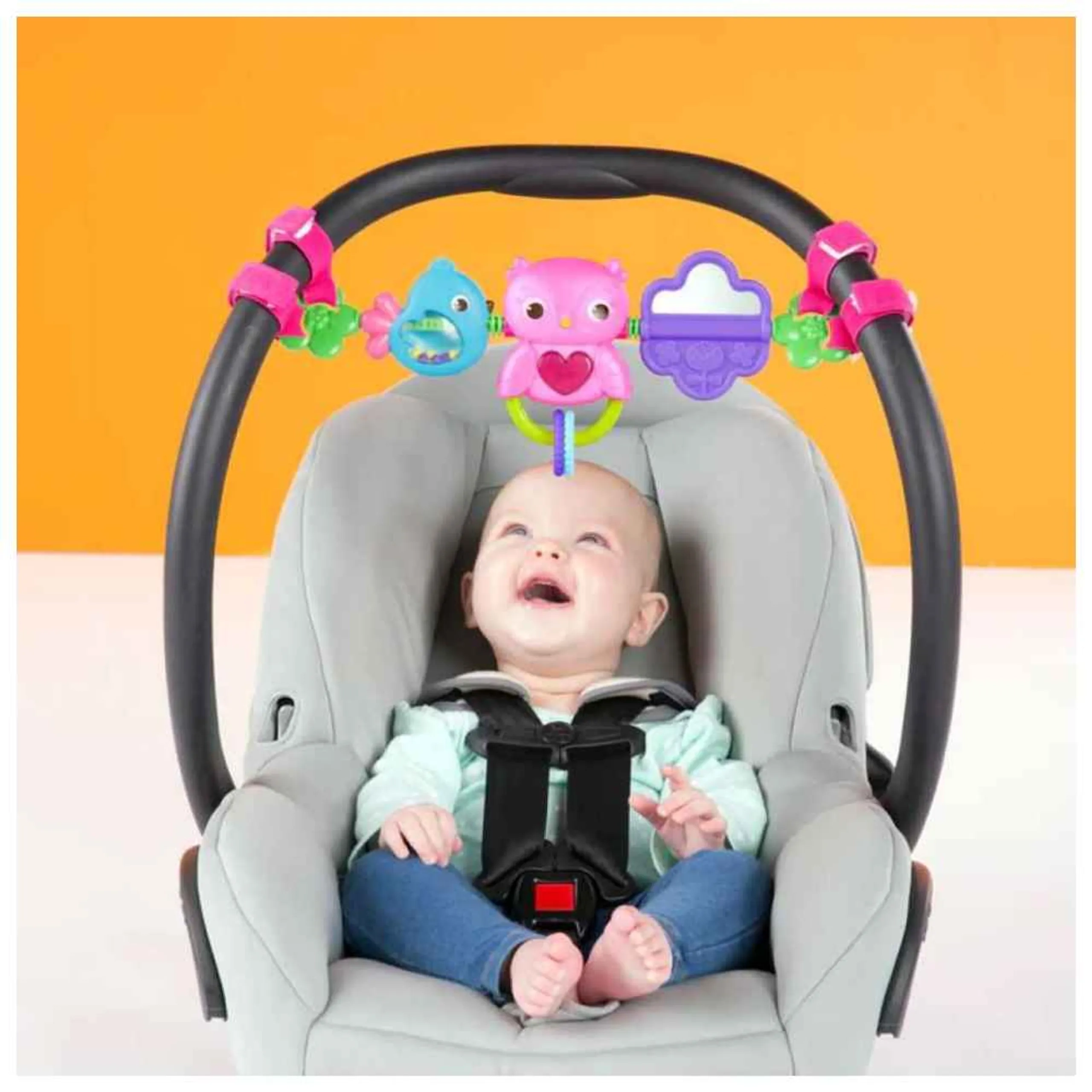 Busy Birdies Carrier Toy Bar Toy - 0 months