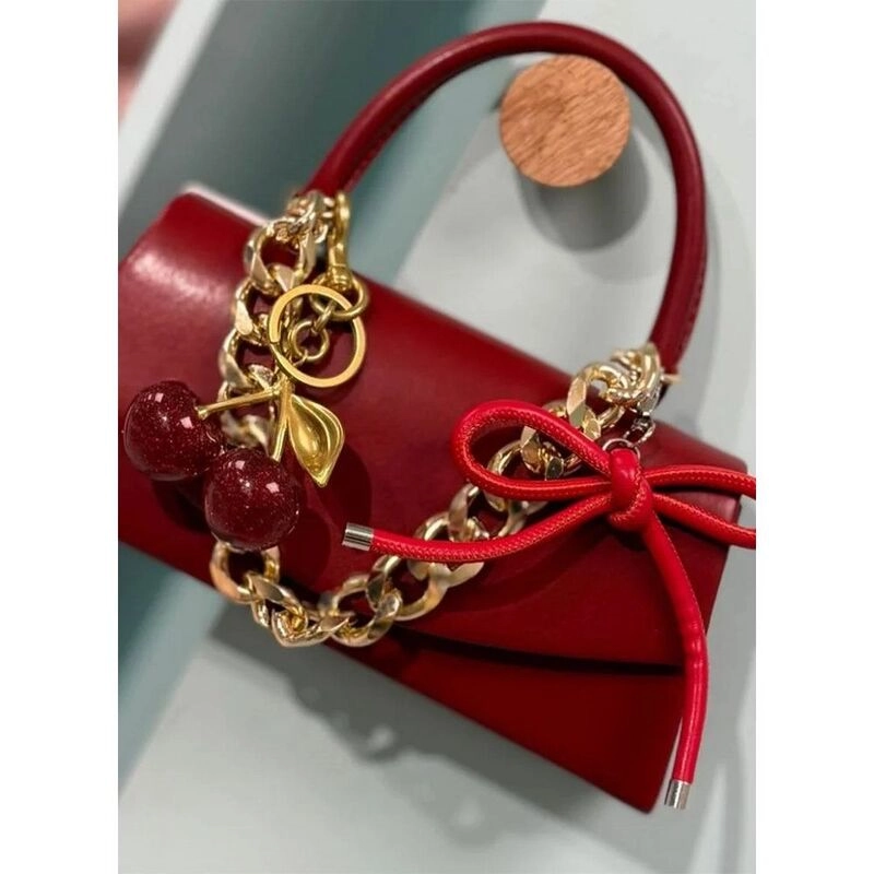 Bag Charm - Red Cherry