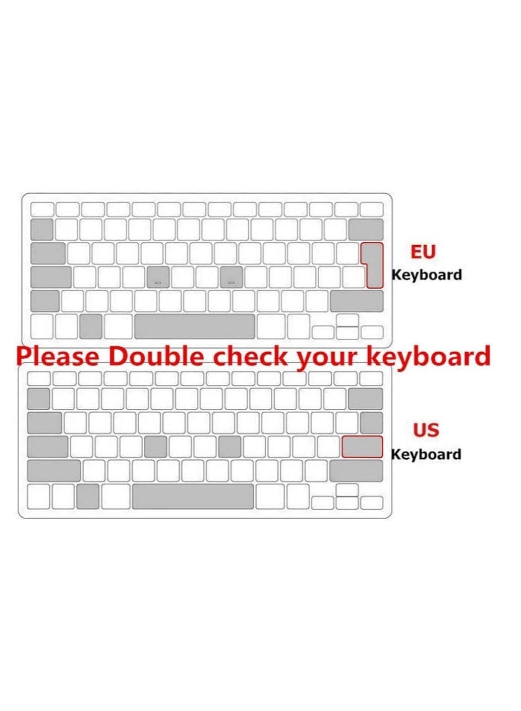 Keyboard Cover - US Layout Arabic/English
