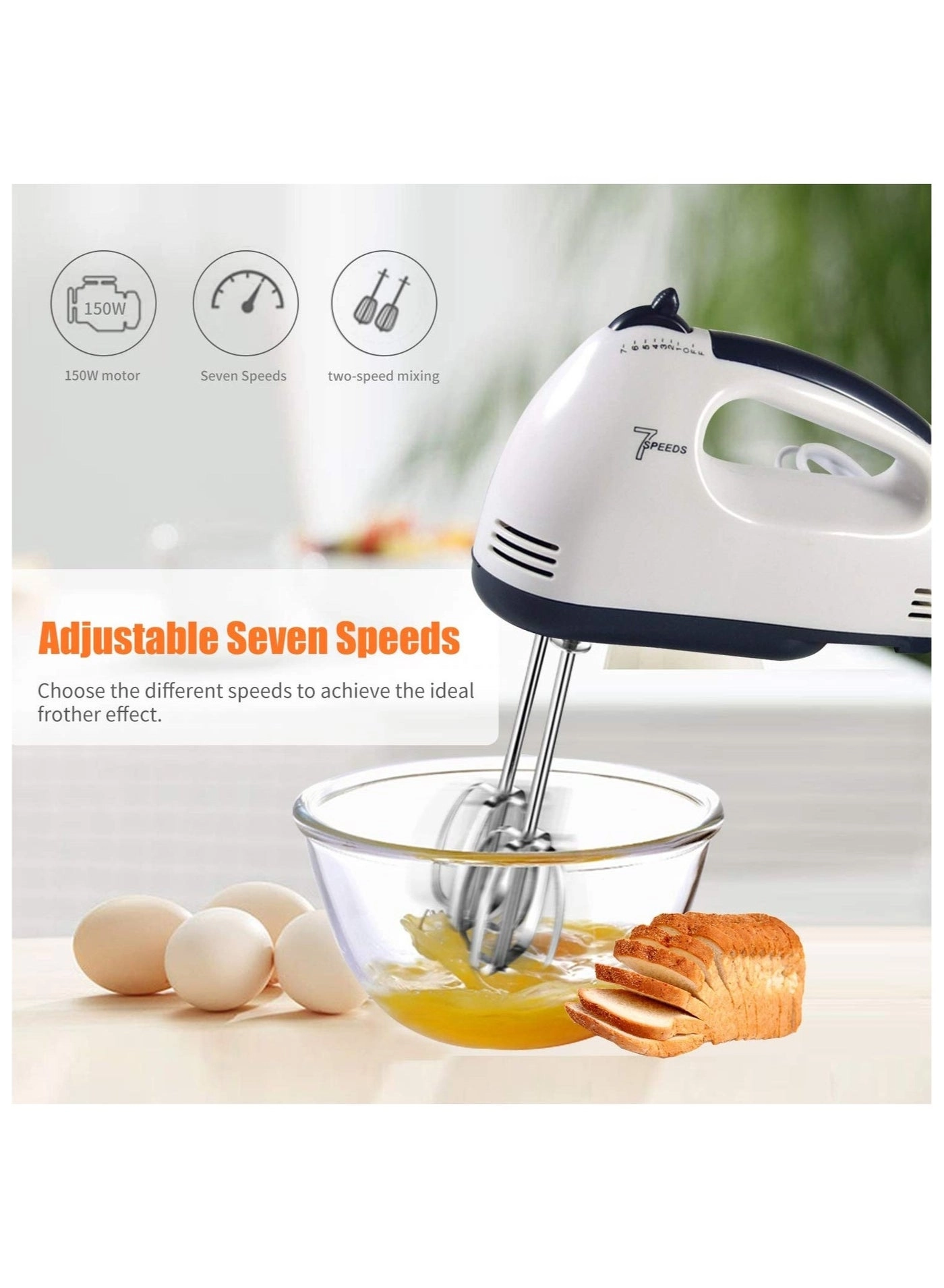 Electric Hand Mixer - 180W