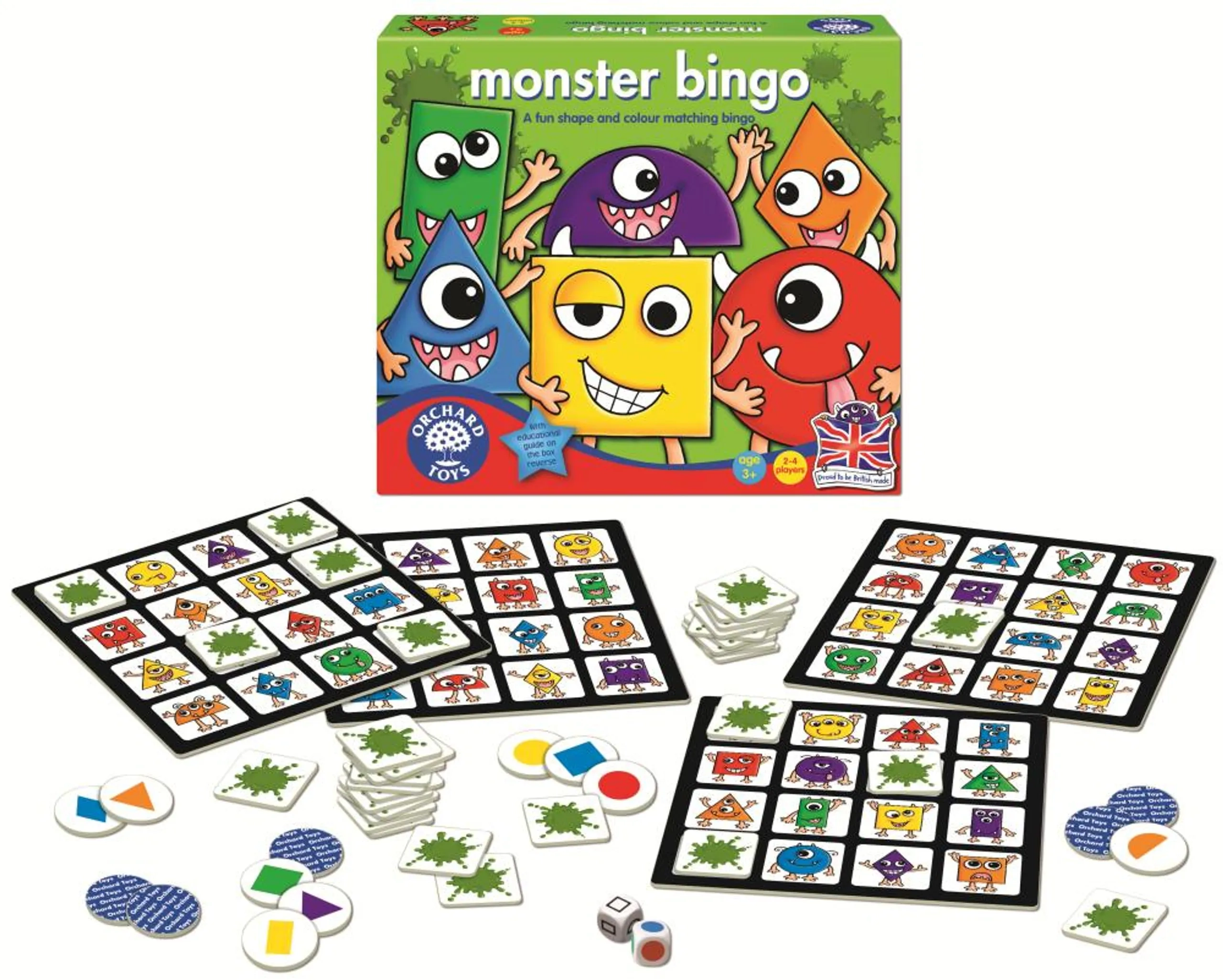 Monster Bingo - Suitable for 2 years to 6 years