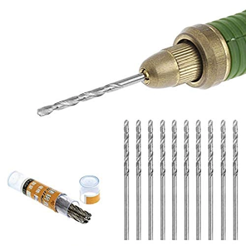 DIY Crafts Mini Tiny Twist Drill Bit Set - Hss 20 Piece 03mm 035mm 04mm 045mm 05mm 055mm 06mm 065mm