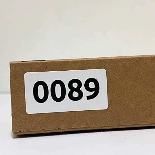 Consecutive Number Inventory Labels - 1000 1.5" x 0.75"
