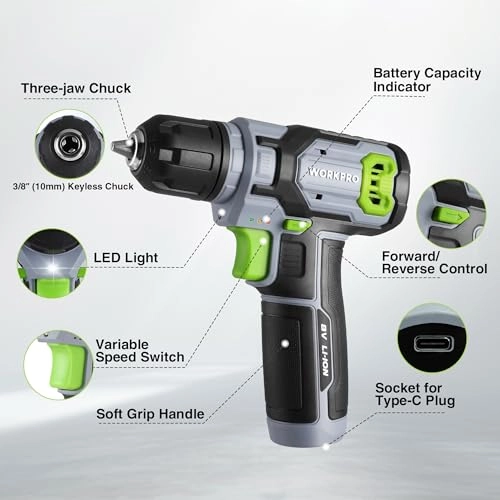 Cordless Drill - 2000 Milliamp Hours