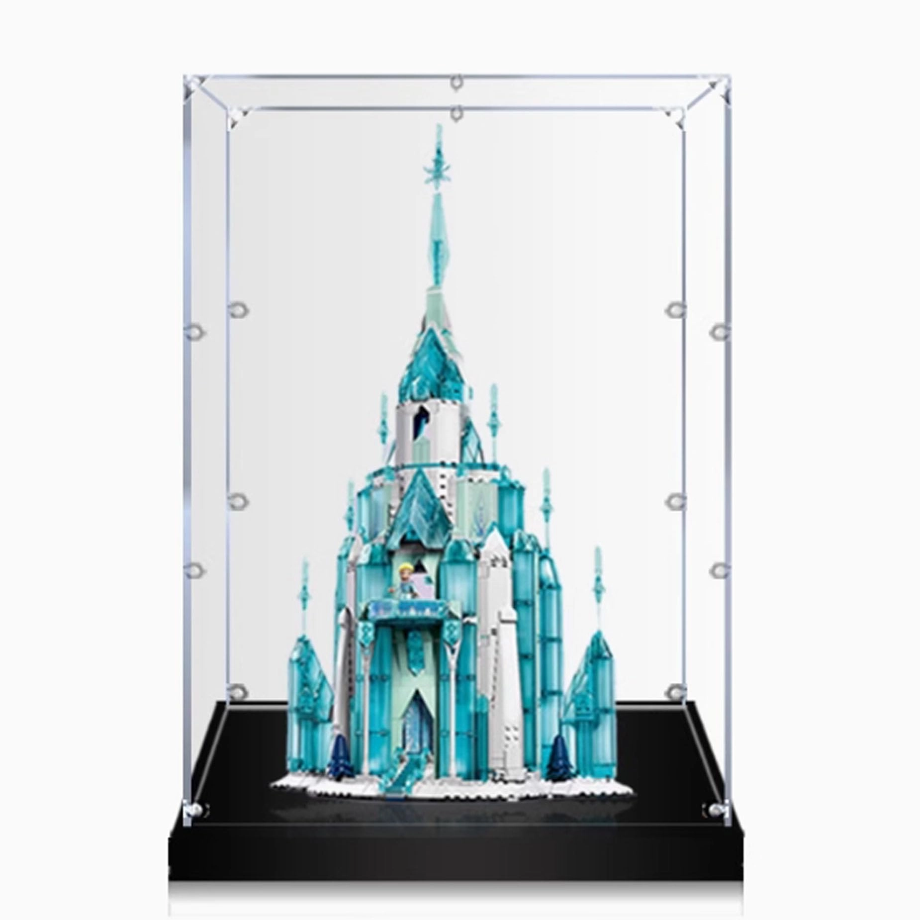 PHOVKFR Acrylic Display Box for LEGO 43197 Ice Castle Model - 3mm thickness