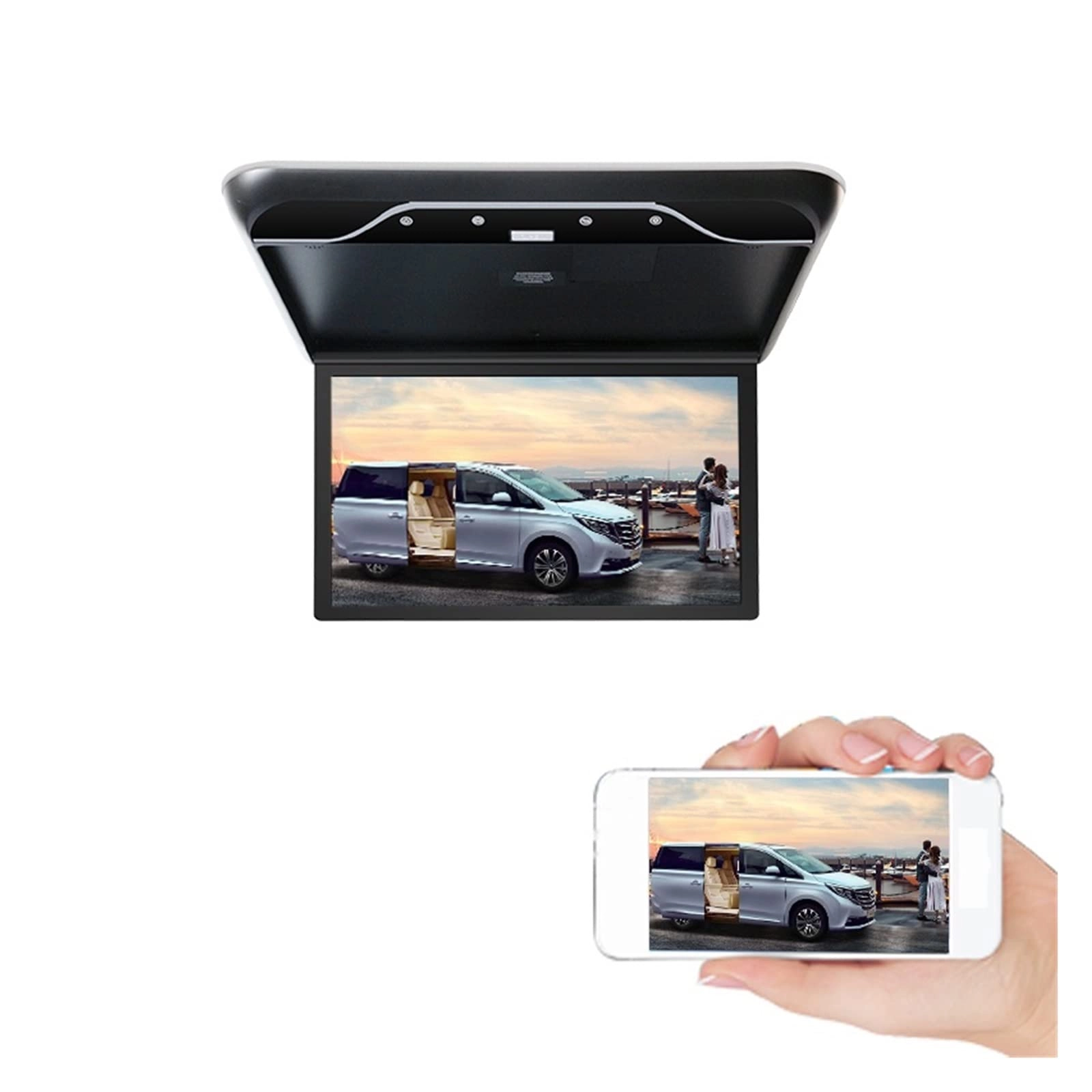 Car Headrest Video Player - 19 Inch