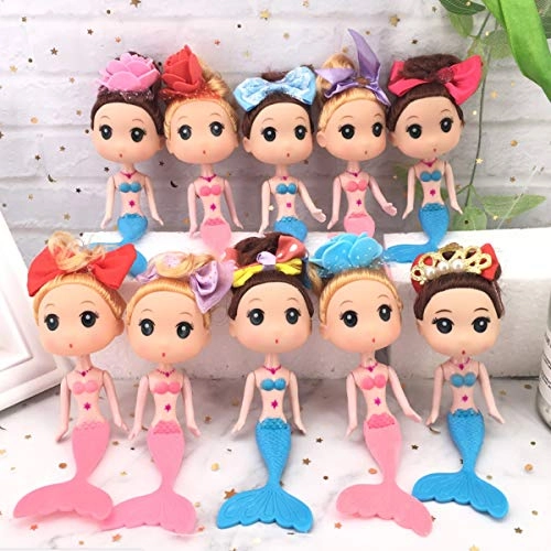 Mermaid Figurines - AGE 3+ 10 Pcs