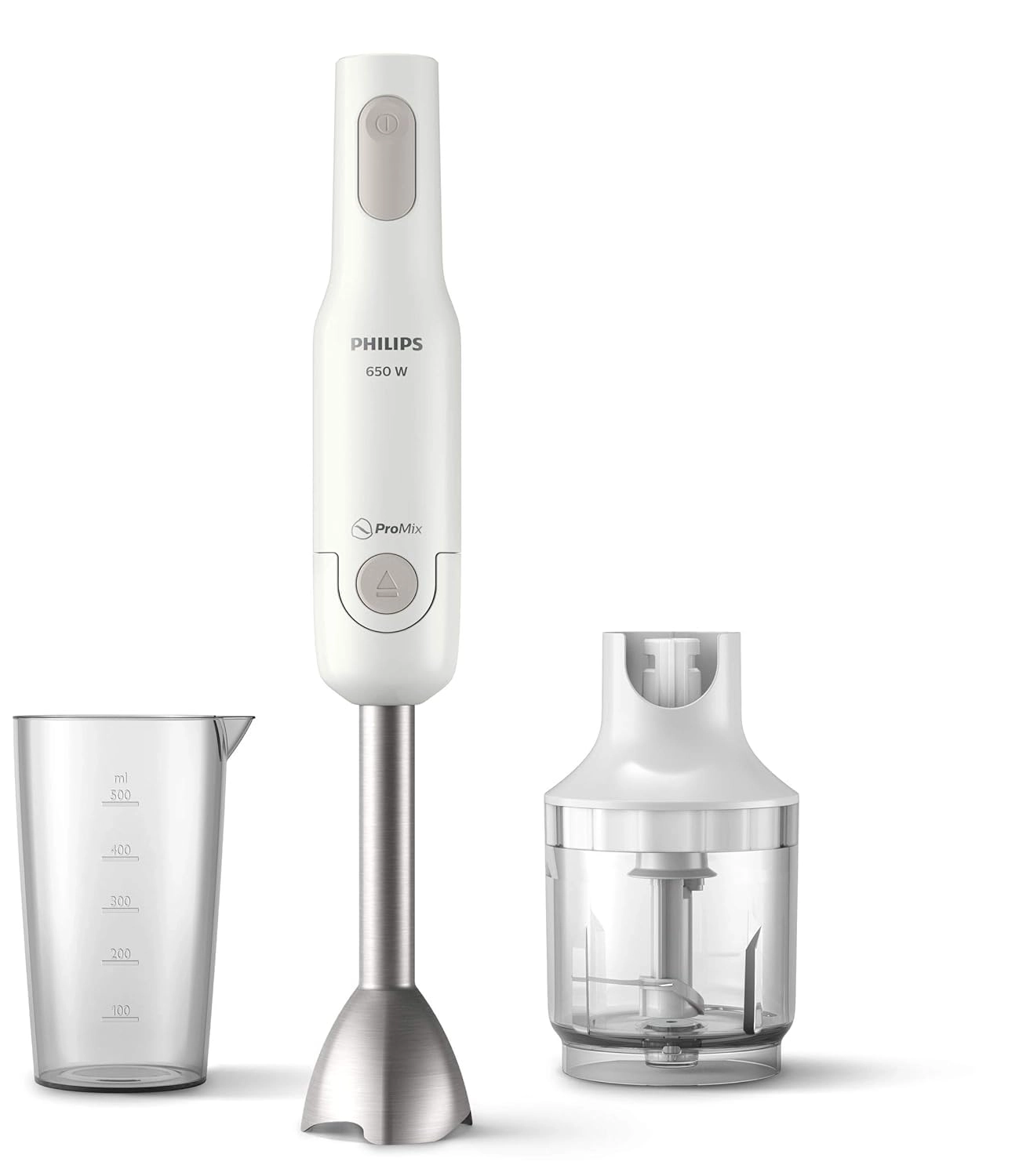 Philips Daily Collection ProMix Hand Blender - ProMix technology Compact chopper Ergonomic grip