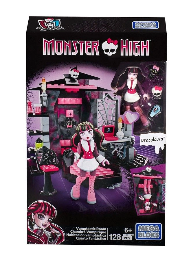 MEGA Vamptastic Room - Draculaura mini figure Count Fabulous pet bat