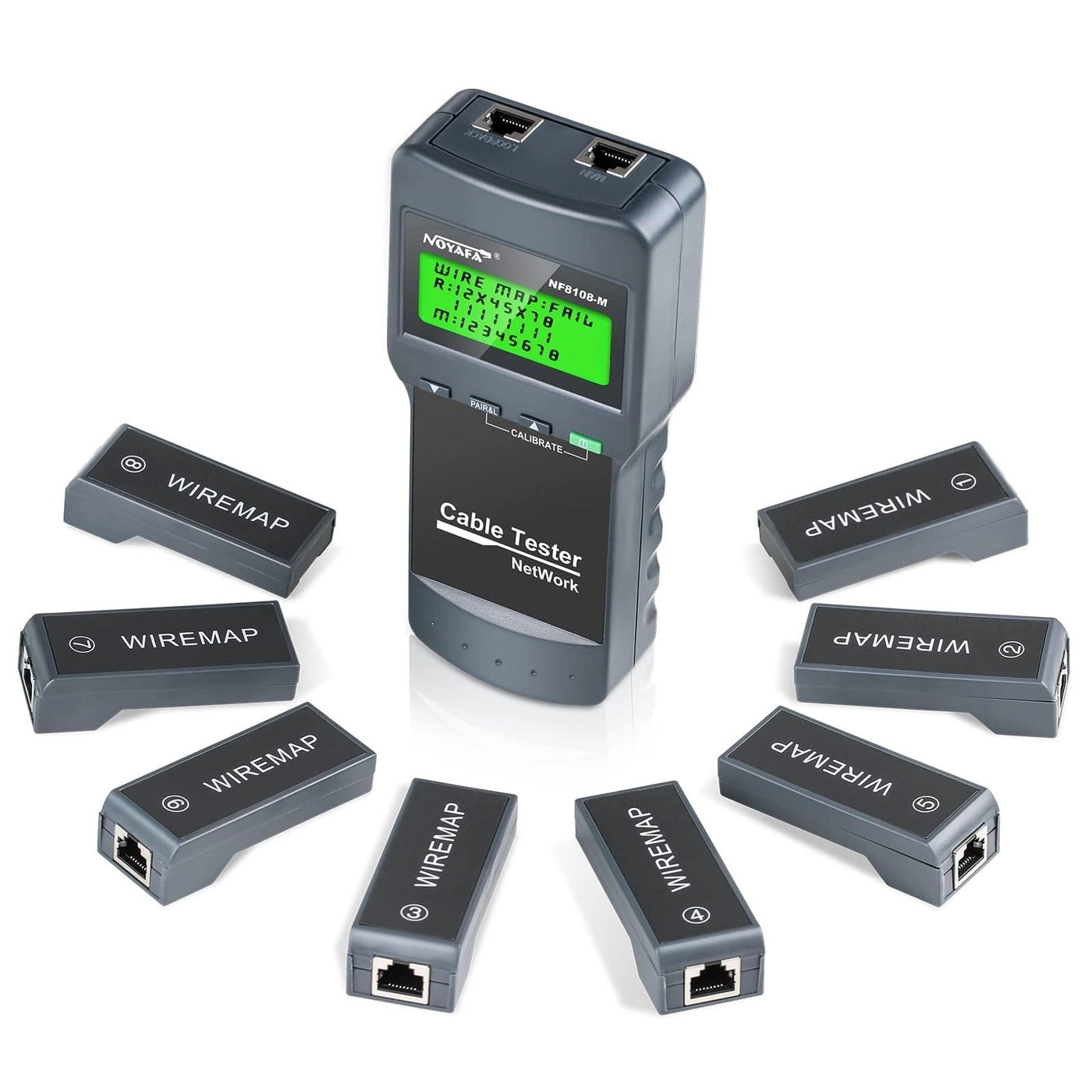 NOYAFA Network Cable Tester - RJ45 Measure Length