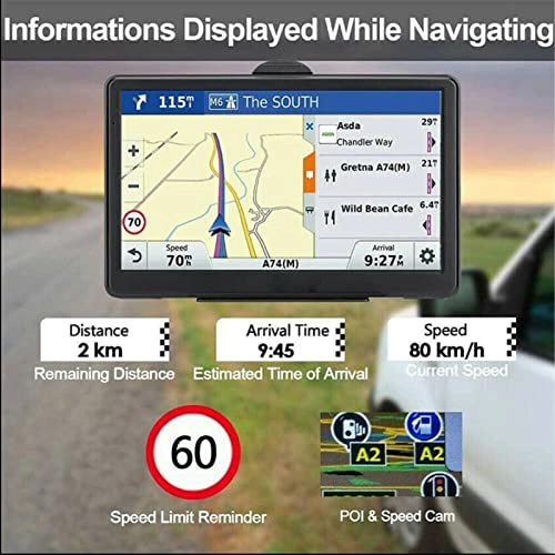 GPS Navigator for Trucks g76t3gmadq - 7 inch 256MB+8GB