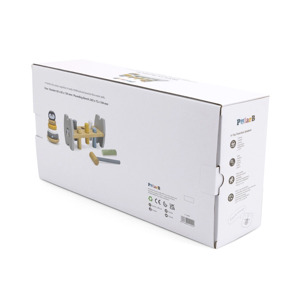 Penguin Stacker And Pounding Bench - Suitable for 12 months and above