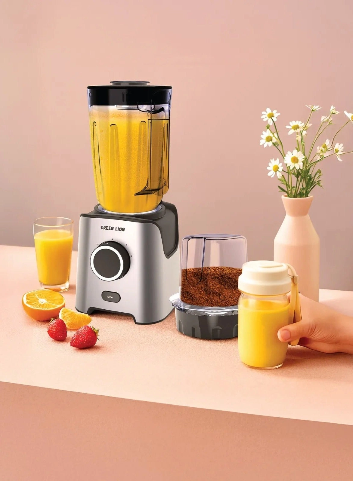 6-in-1 Blender - Unbreakable Jar, Chopper & Grinder