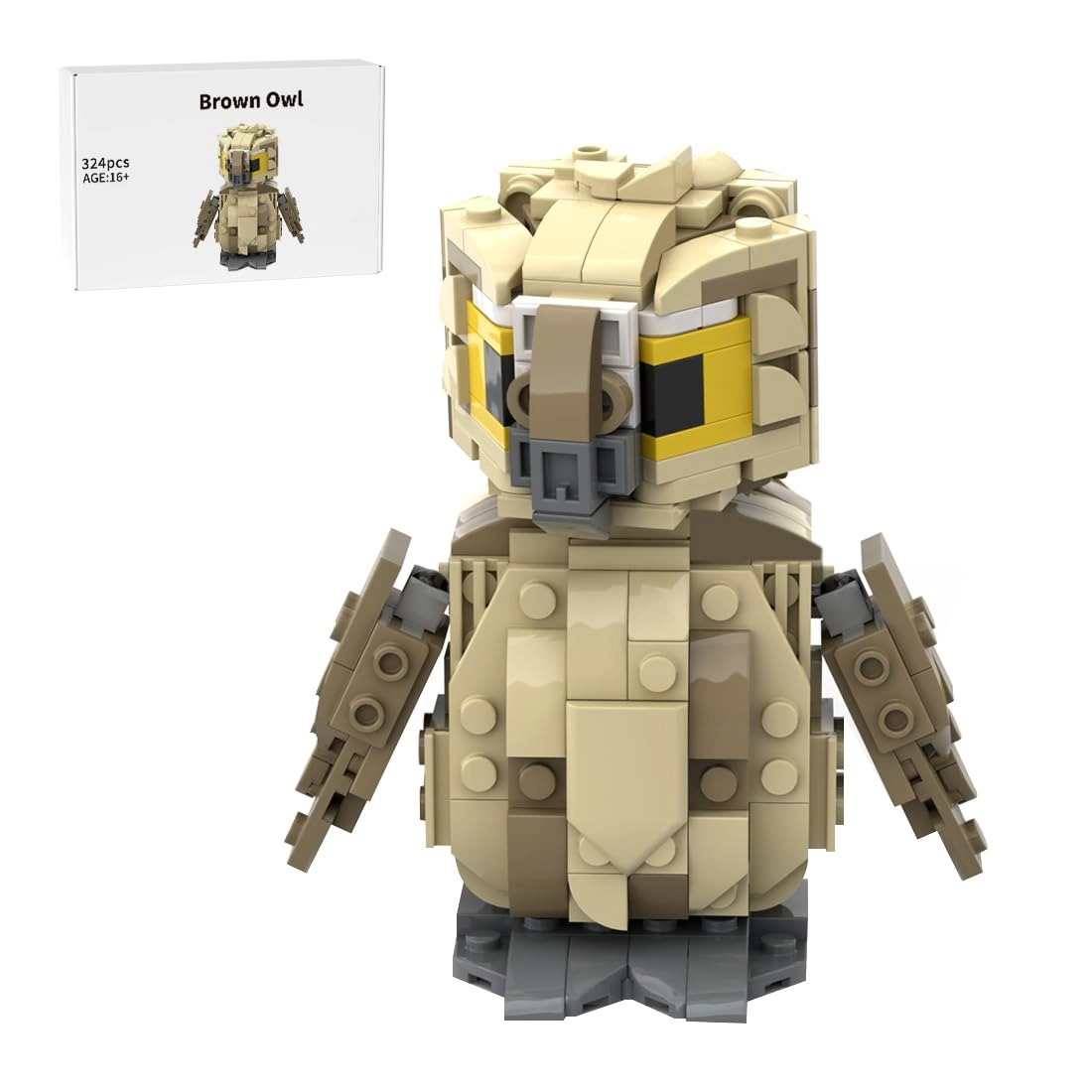 WOWOBONTOY MOC-155072 - Brown Owl 324pcs