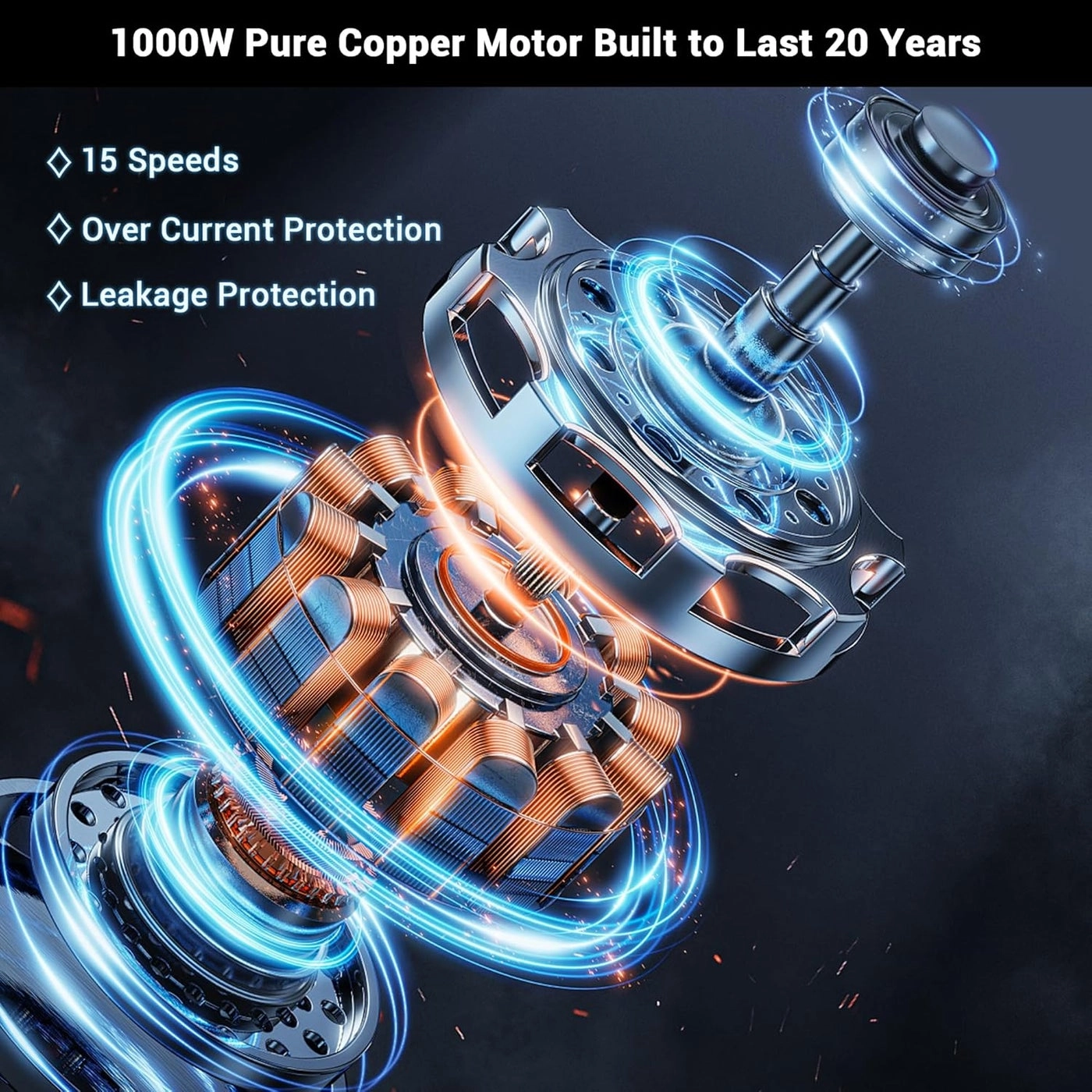 Immersion Blender - 3-in-1 Turbo Mode