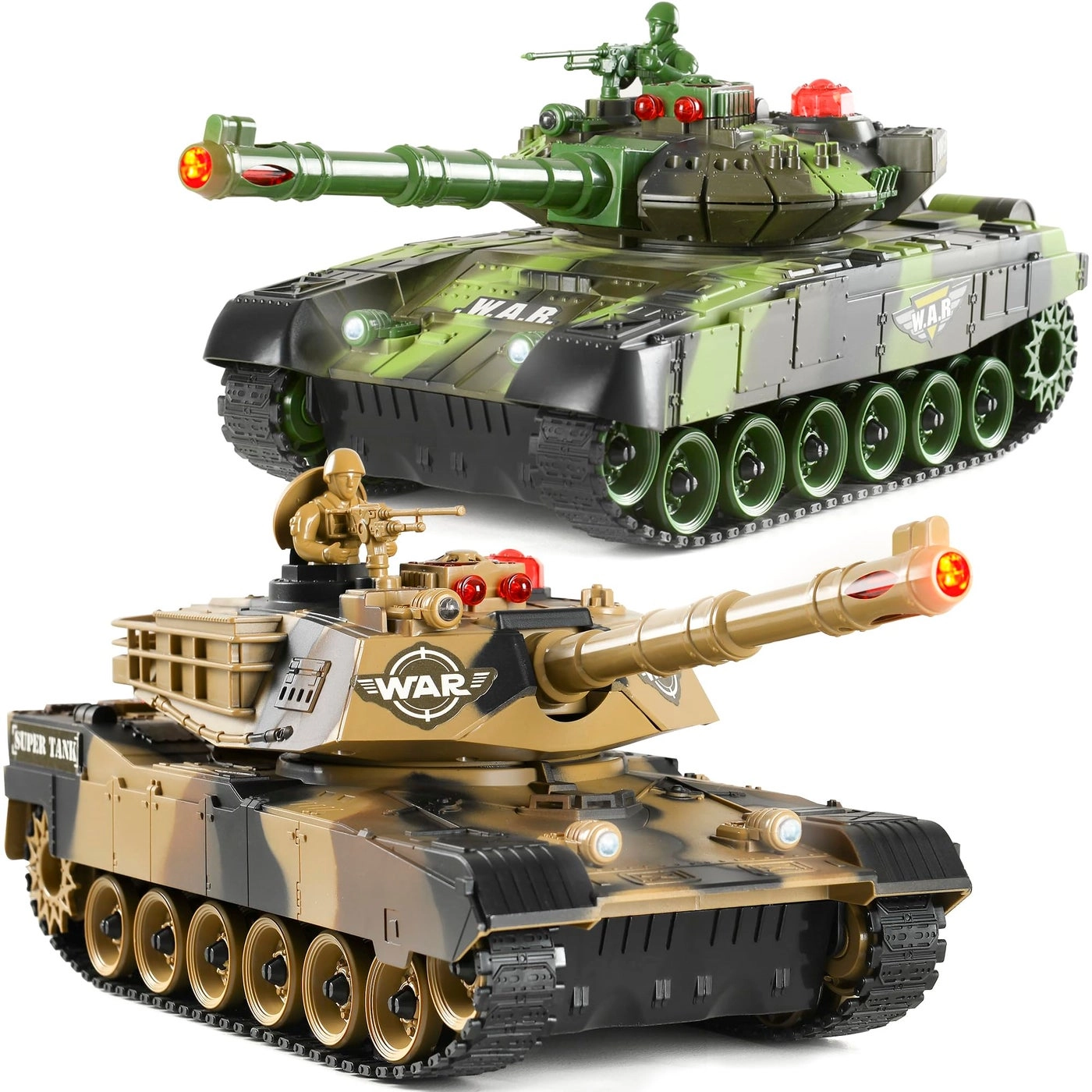 Haktoys RC Battle Tank - 1:24 Scale Pack