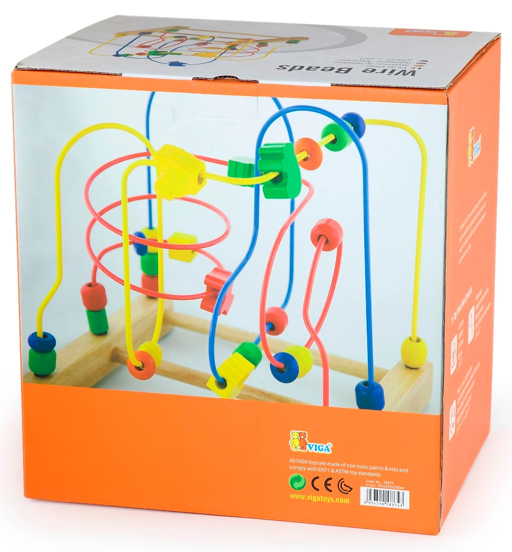 Wire Beads B - Suitable for 18 months to 4 years