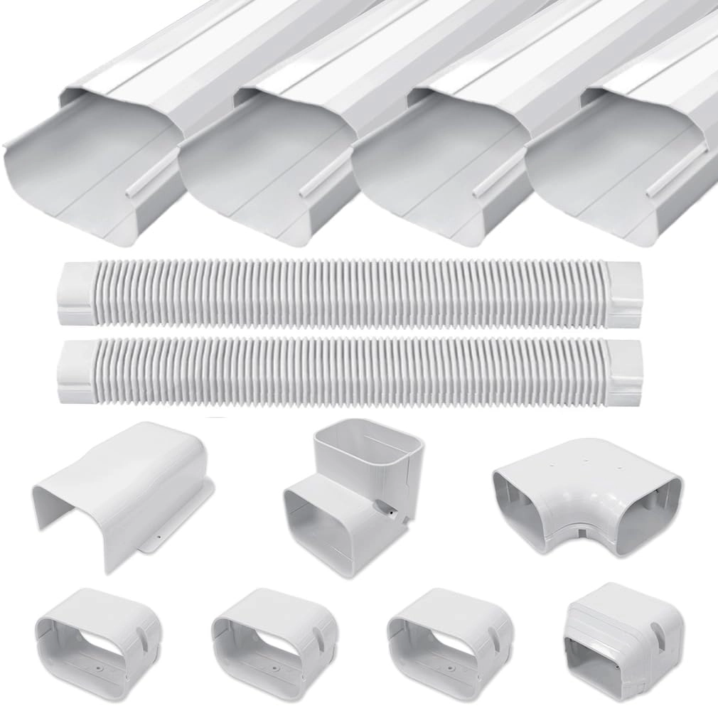 Cestluck Line Set Cover - Universal for most split AC & central AC from 7000 BTU to 36000 BTU