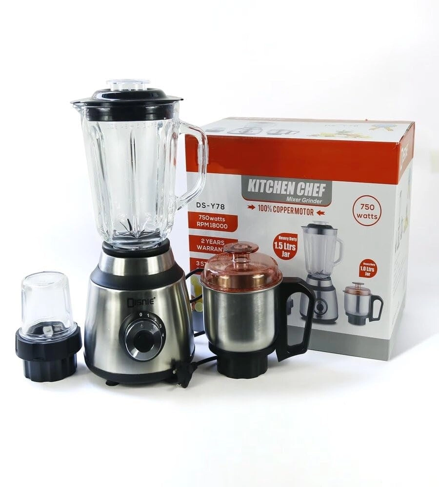 showkah 3-in-1 Heavy Duty Blender - 750W