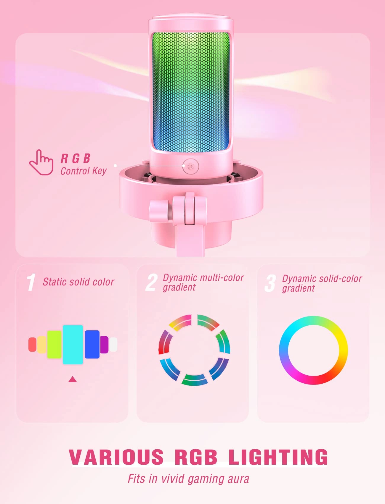 AmpliGame A8 USB Microphone