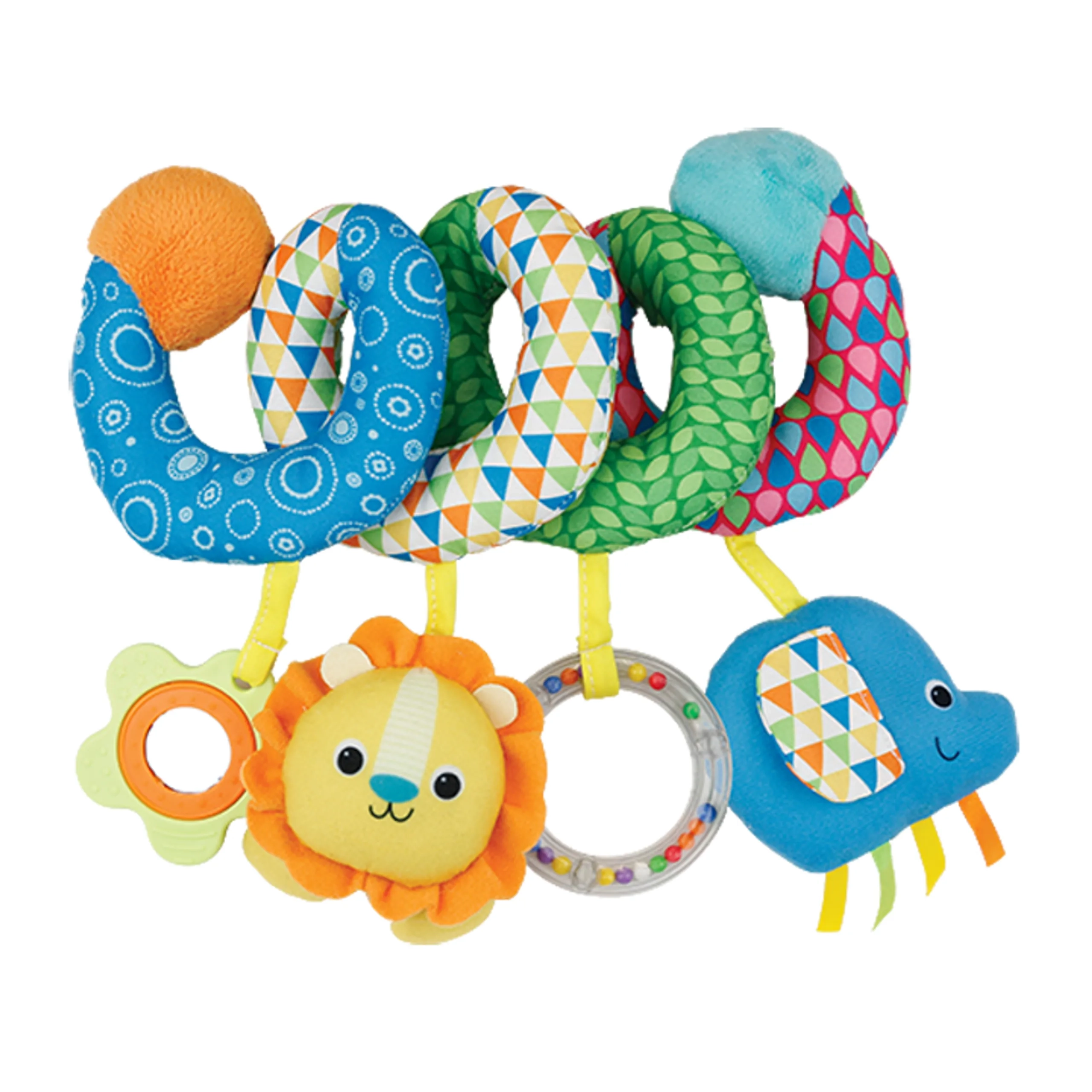 WinFun Take-Along Fun Spiral Crib & Stroller Toy - 3 months