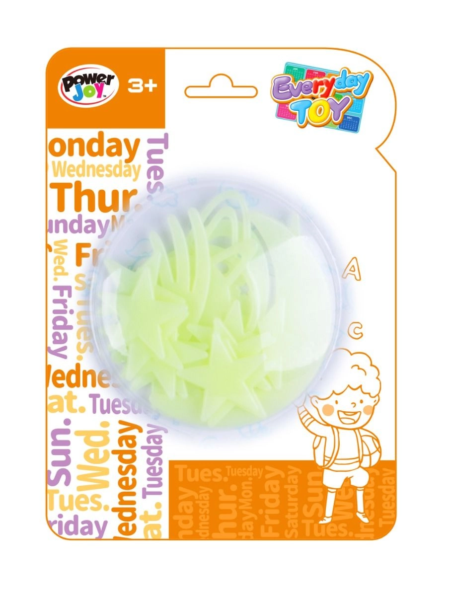Everyday Glow In The Dark - 3+ years 12 or 15 pcs