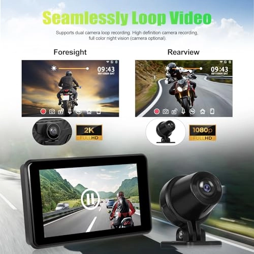 Motorcycle CarPlay Screen - 5 Inches