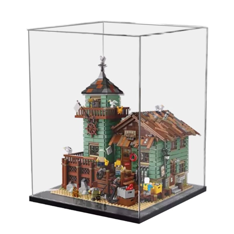 Display Case for 21310 - 11.81x11.81x15.74in. Black Bottom