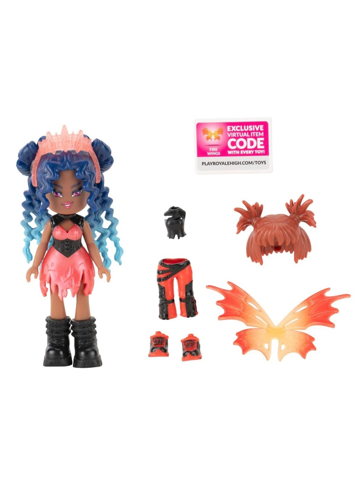 Fire Fairy Doll Figure - 3-Inches Core Deluxe Ages 5+