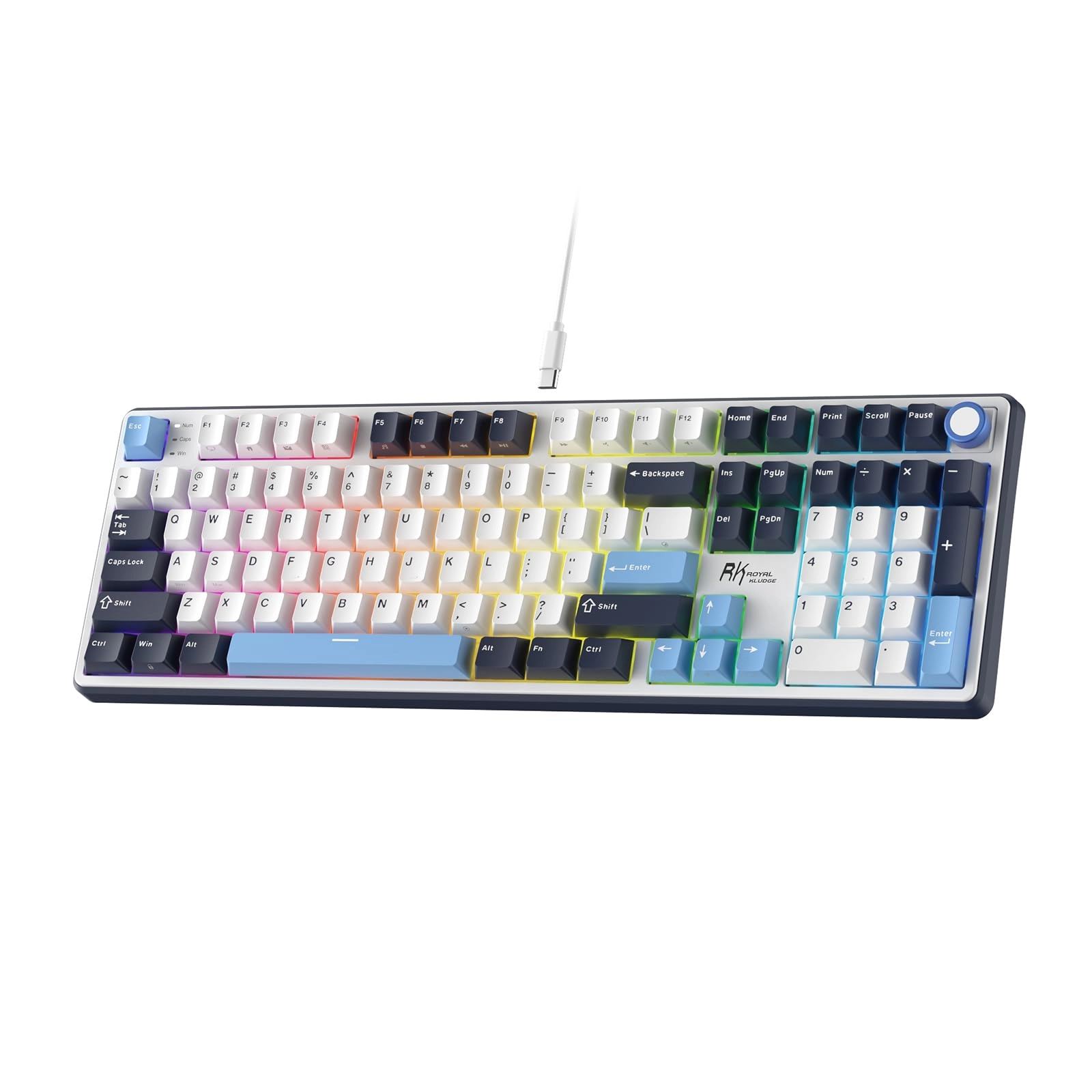 RK ROYAL KLUDGE X104 - US Wired