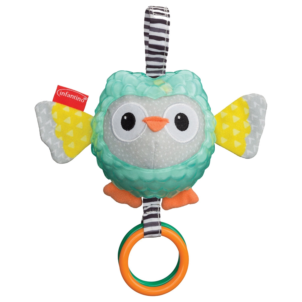 Infantino Textured Sensory Pal Owl - 0 months